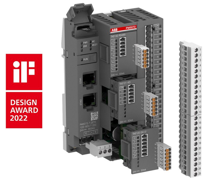 PLC från ABB vinner iF DESIGN AWARD 2022